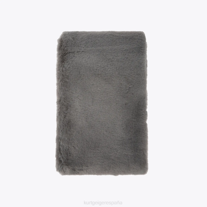 Kurt Geiger mujer bufanda de amapola de Londres 2LPR511 | accesorios gris